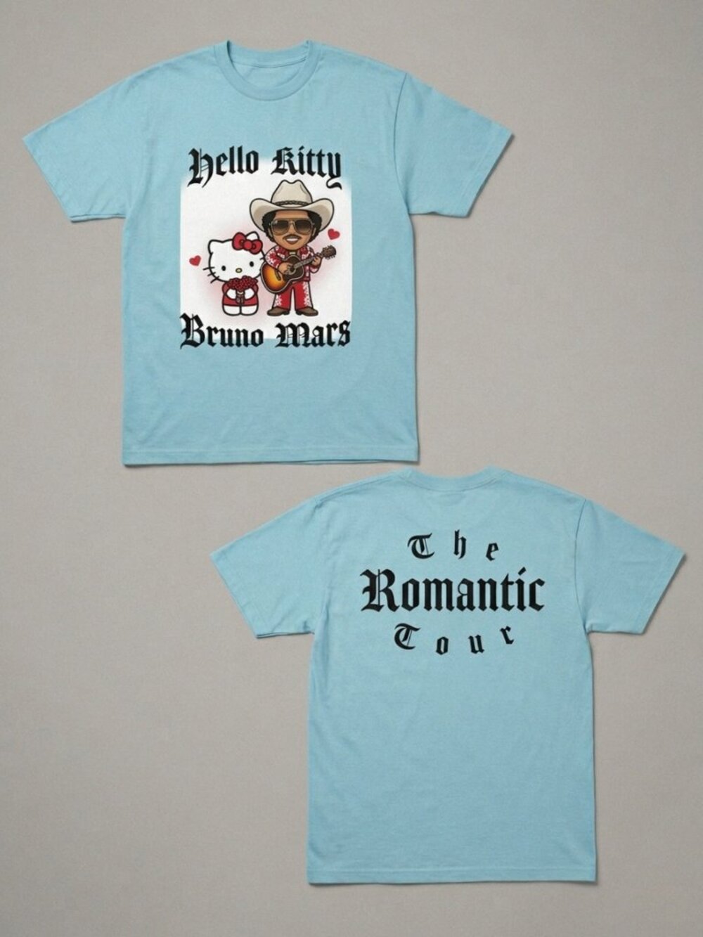 The Romantic Tour Hello Kitty x Bruno Mars Shirt